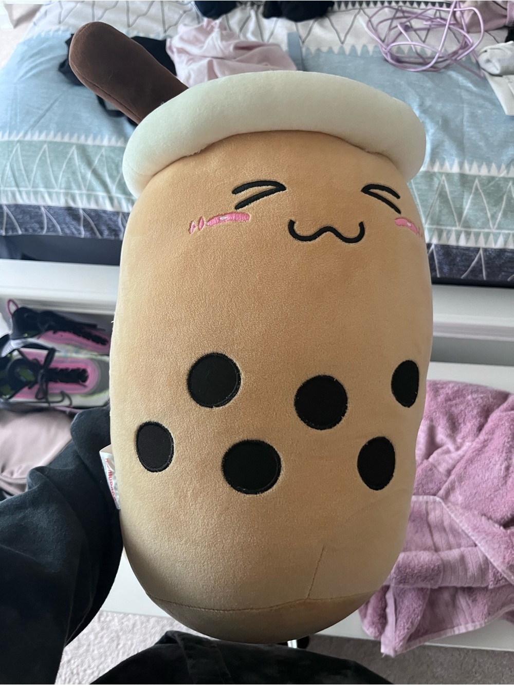NWOT Boba Tea Plush Pillow - Cute Kawaii Bubble Tea